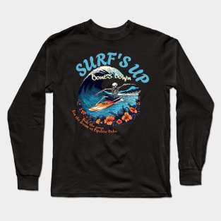 Pipeline Hawaii skull surf 8201 Long Sleeve T-Shirt